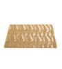 Golden Brianna Rectangular Textured PVC Dining Table Placemat