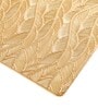 Golden Brianna Rectangular Textured PVC Dining Table Placemat