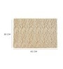 Golden Brianna Rectangular Textured PVC Dining Table Placemat