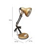 Midwest Gold Adjustable Study Lamp With Aluminium Base