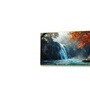 Gold Canvas Framed Autumn Serenity Forest Waterfall Escape Wall Painting(12X24 Inch)