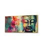 Canvas Framed Buddha Head Wall Painting