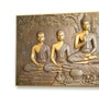 Canvas Framed Buddha Painting with Disciples Wall Painting