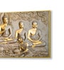Canvas Framed Buddha Painting with Disciples Wall Painting