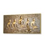 Canvas Framed Buddha Painting with Disciples Wall Painting