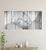 Canvas Framed Buddha Statue in Timeless Monochrome Elegance Wall Painting