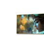 Gold Canvas Framed Divine Krishna: Essence of Love Wall Painting(12X24 Inch)