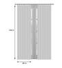 Gold Chenille Striped 9 Ft Light Filering Eyelet 2 Door Curtains