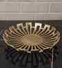 Gold Circlet Round Decor Tray