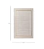 Gold Solid Polypropylene 6 ft X 9 ft Machine Made Carpet