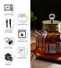 1000 ml Gold Coloured Borosilicate Kettle In Liner Designed
