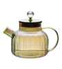 1000 ml Gold Coloured Borosilicate Kettle In Liner Designed