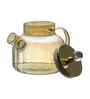 1000 ml Gold Coloured Borosilicate Kettle In Liner Designed
