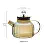 1000 ml Gold Coloured Borosilicate Kettle In Liner Designed