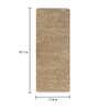 Gold Cotton Solid 4 X 2 Feet Bedside Runner