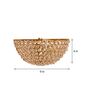 Gold Crystal Wall Light