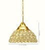 Gold Crystal Single Hanging Lights