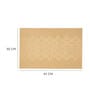 Golden Daniella Rectangular PVC Dining Table Placemat