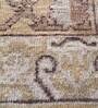Gold Persian Wool 8 ft x 10 ft Hand Knotted Carpet