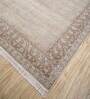 Gold Persian Wool 8 ft x 10 ft Hand Knotted Carpet