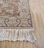 Gold Persian Wool 8 ft x 10 ft Hand Knotted Carpet