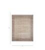 Gold Persian Wool 8 ft x 10 ft Hand Knotted Carpet