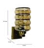 Gold E27 holder Metal & Glass Uplight Wall Scone