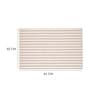 Cream Emma Rectangular PVC Dining Table Placemat