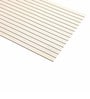 Cream Emma Rectangular PVC Dining Table Placemat