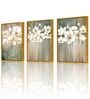 Multicolour Engineered Wood (Set of 3) Art Panels