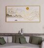 Multicolour Engineered Wood Art Print
