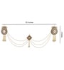 Gold Engineered Wood Hanging Toran