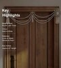 Gold Engineered Wood Hanging Toran