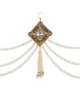 Gold Engineered Wood Hanging Toran