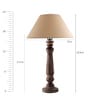 Gold Fabric Table Lamp