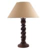 Gold Fabric Classic Twister Table Lamp
