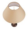 Gold Fabric Classic Twister Table Lamp