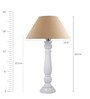 Gold Fabric Classic Victorian Table Lamp
