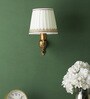 Babel Fabric Wall Mounted Uplight Sconce (Gold)