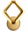 Gold Finish Novelty Wall Light Square Design Set of 1