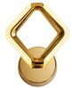 Gold Finish Novelty Wall Light Square Design Set of 2