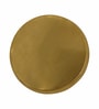 Gold Finish Modern Steel Pooja Thali