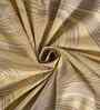 Gold Floral Print 400 TC Cotton King Size Bed Sheet with 2 Pillow Covers Classical Ornate Collection