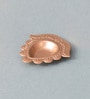 Gold Flower Design Diyas Set of 6