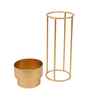 Gold FLower Pot Planter Set of 3