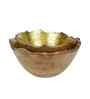 Gold Foiling Wooden Luma Bowl
