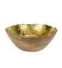 Gold Foiling Wooden Luma Bowl