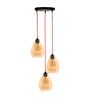 Ryan Gold Gold Glass Cluster Hanging Light