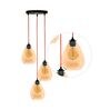 Ryan Gold Gold Glass Cluster Hanging Light