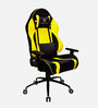 Gold Gaming Chair In Yellow & Black Colour